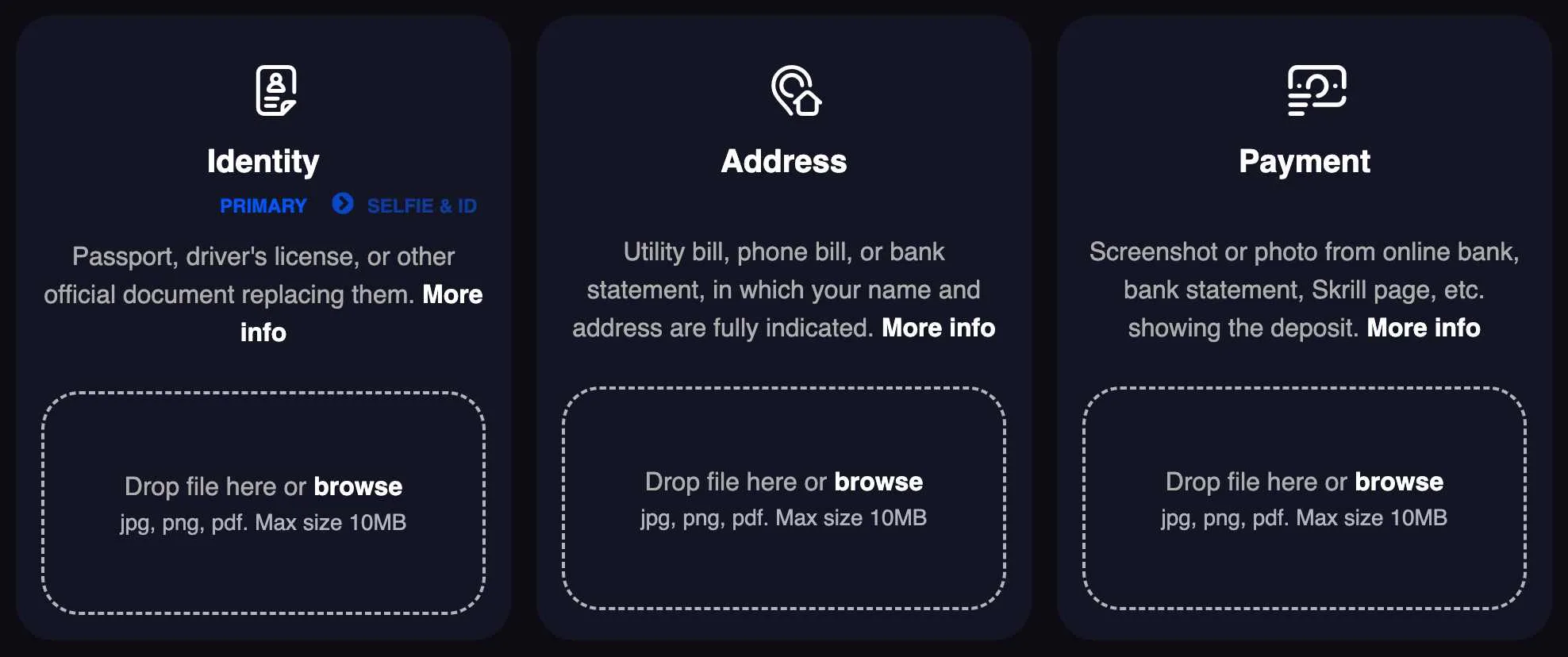 crusino casino kyc