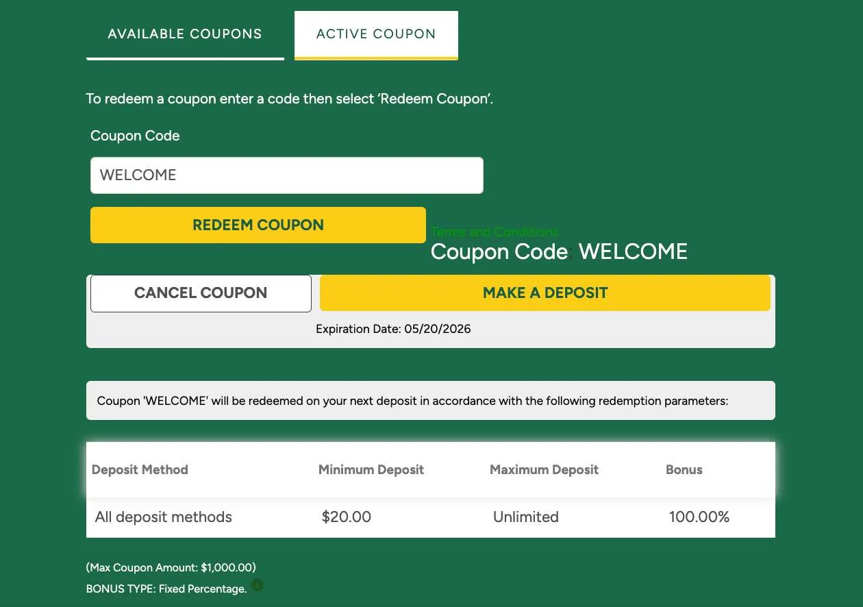 fair go coupon