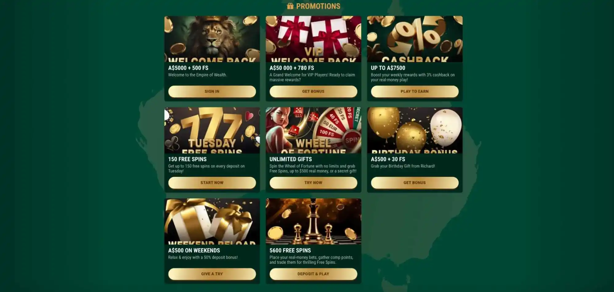richard casino promotions