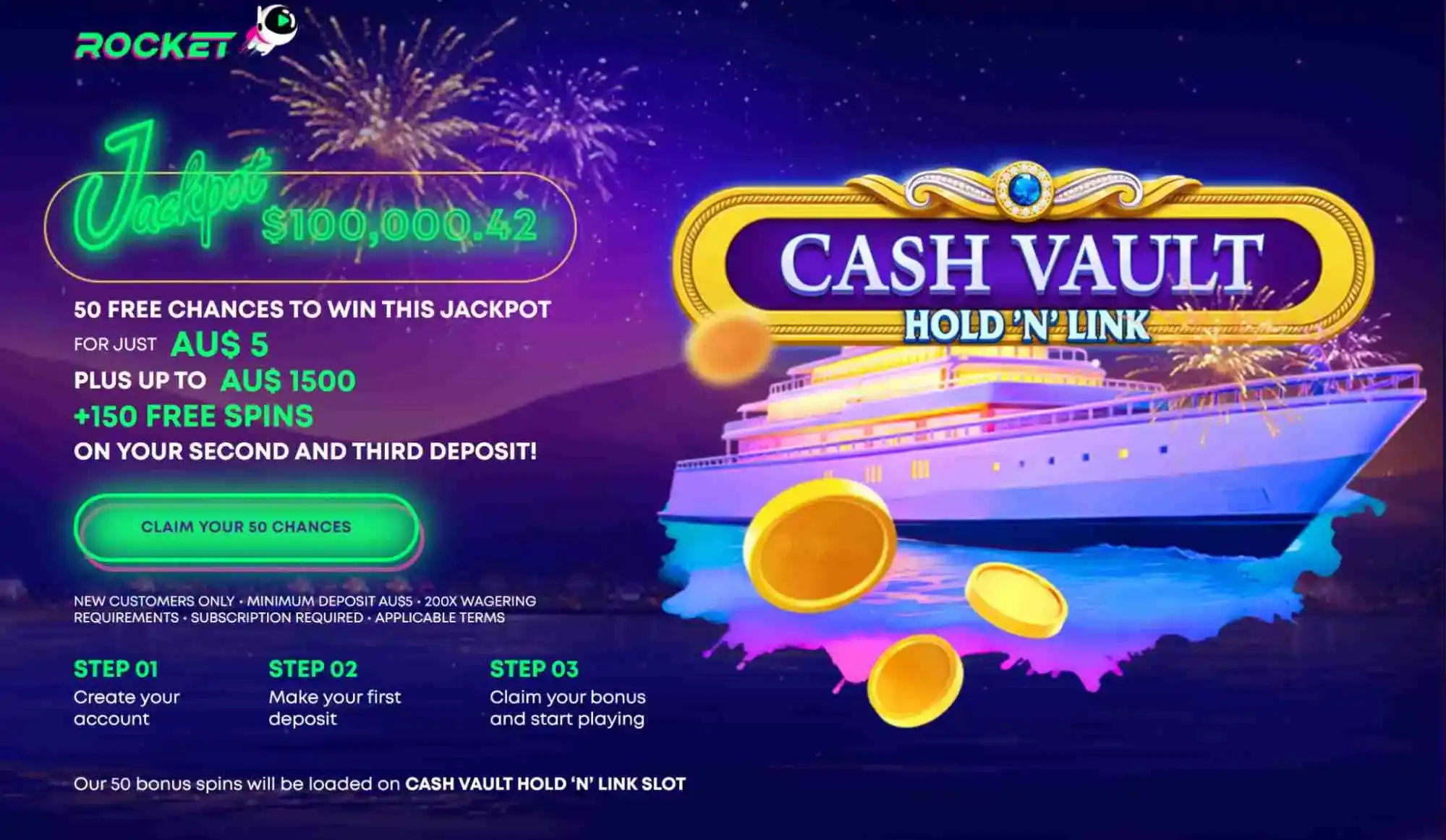 rocket casino jackpot
