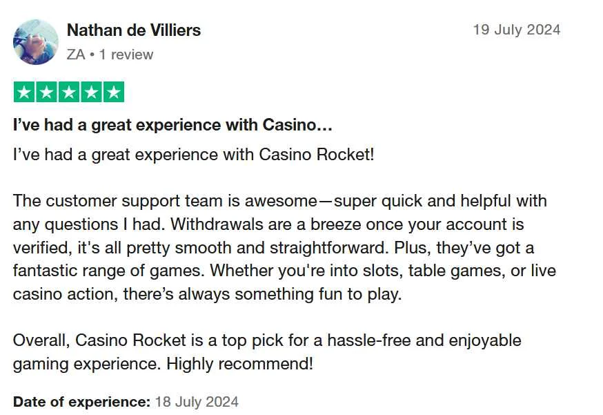 rocket casino review