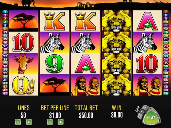 50 lions slot