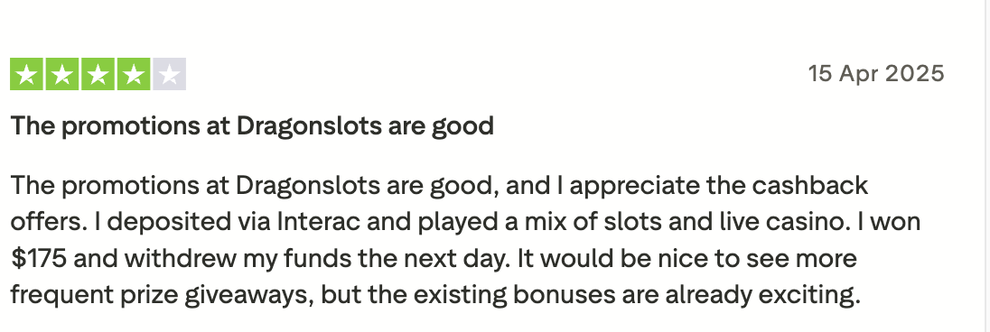 dragon slots reviews